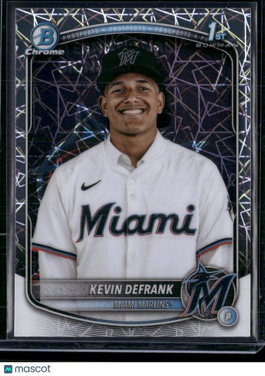 2025 Bowman Chrome KEVIN DEFRANK #BCP-205 1st Bowman Geometric