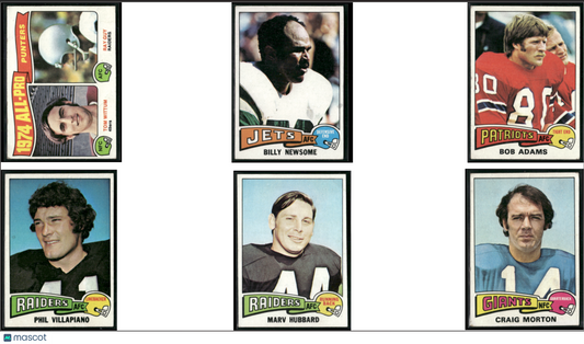 1975 Topps 6 ~ CARDLOT Ray Guy/Craig Morton (VG)
