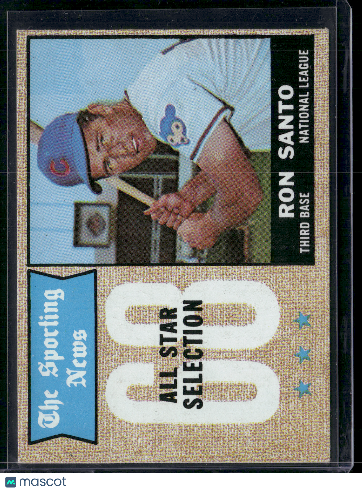 1968 Topps RON SANTO #366 NL ALL STAR