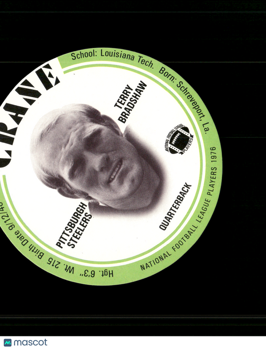 1976 Disc TERRY BRADSHAW (EX)