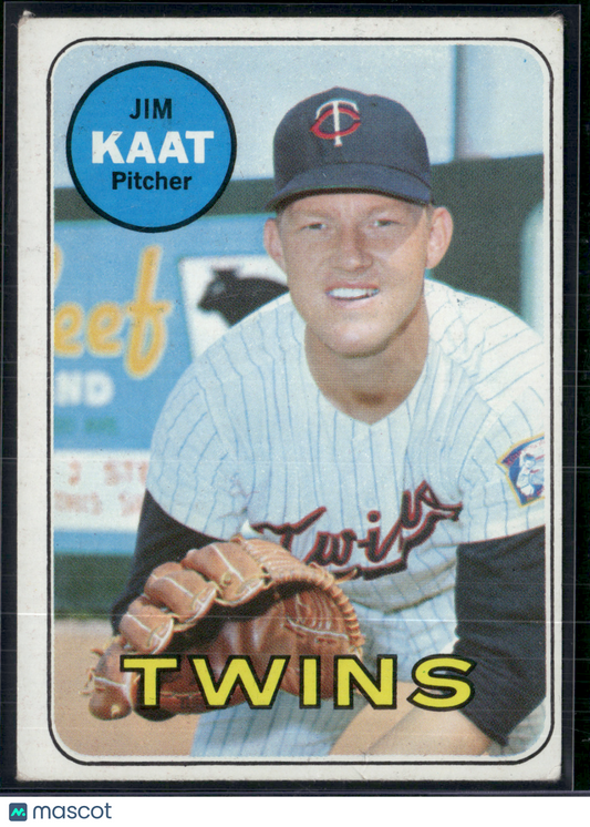 1969 Topps JIM KAAT #290 Light Wrinkle (VG/EX)