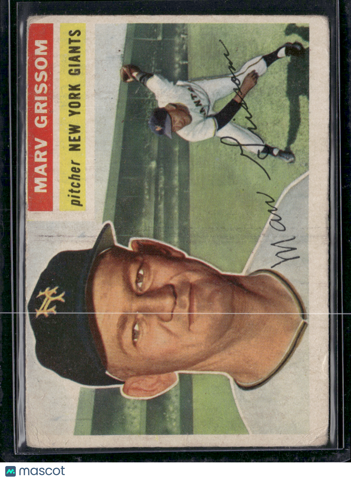 1956 Topps MARV GRISSOM #301
