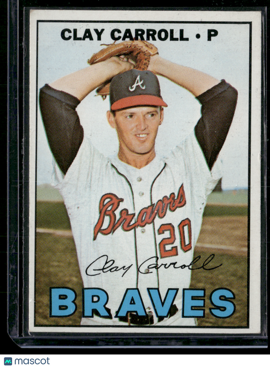 1967 Topps CLAY CARROLL #219 (VG)