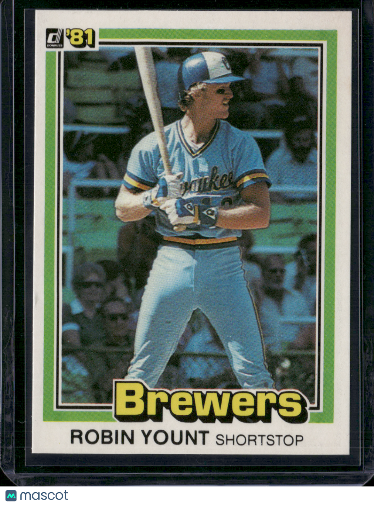 1981 Donruss ROBIN YOUNT #323 (NM)