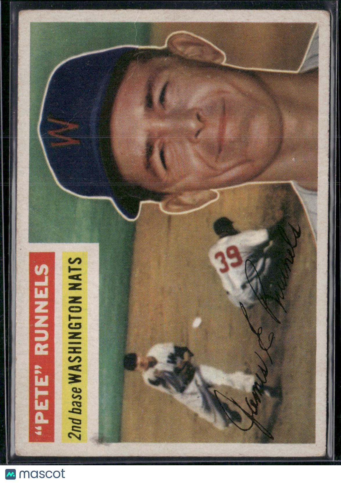 1956 Topps PETE RUNNELS #234 Light Wrinkling