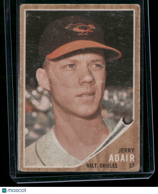 1962 Topps JERRY ADAIR #449
