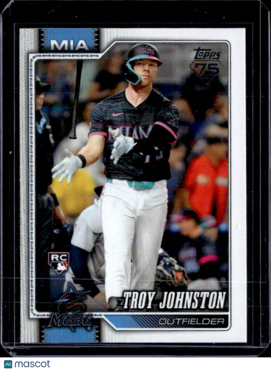 2026 Topps Series 1 TROY JOHNSTON #317 Rookie RC