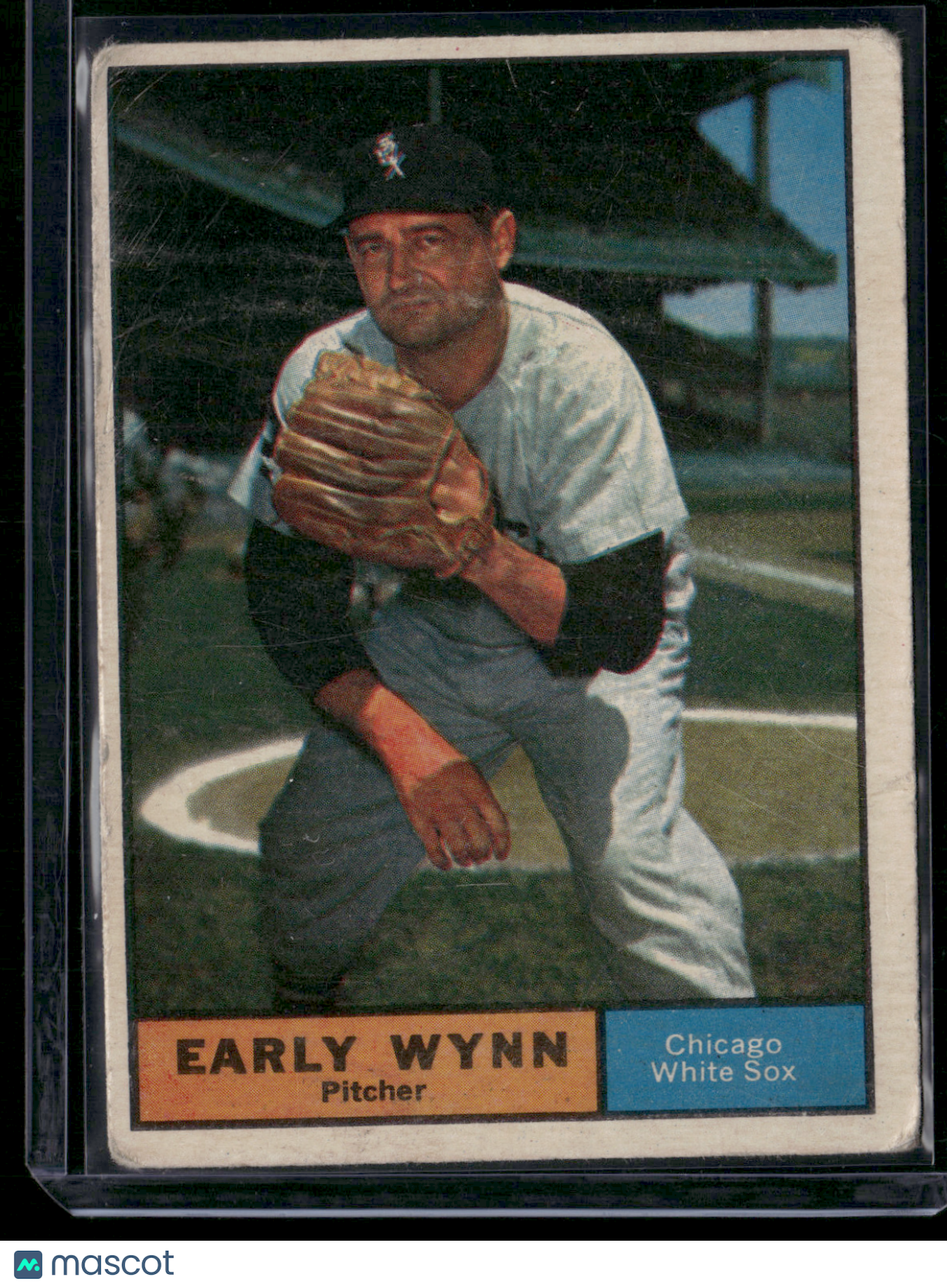1961 Topps EARLY WYNN #455 Scuffing (Good)