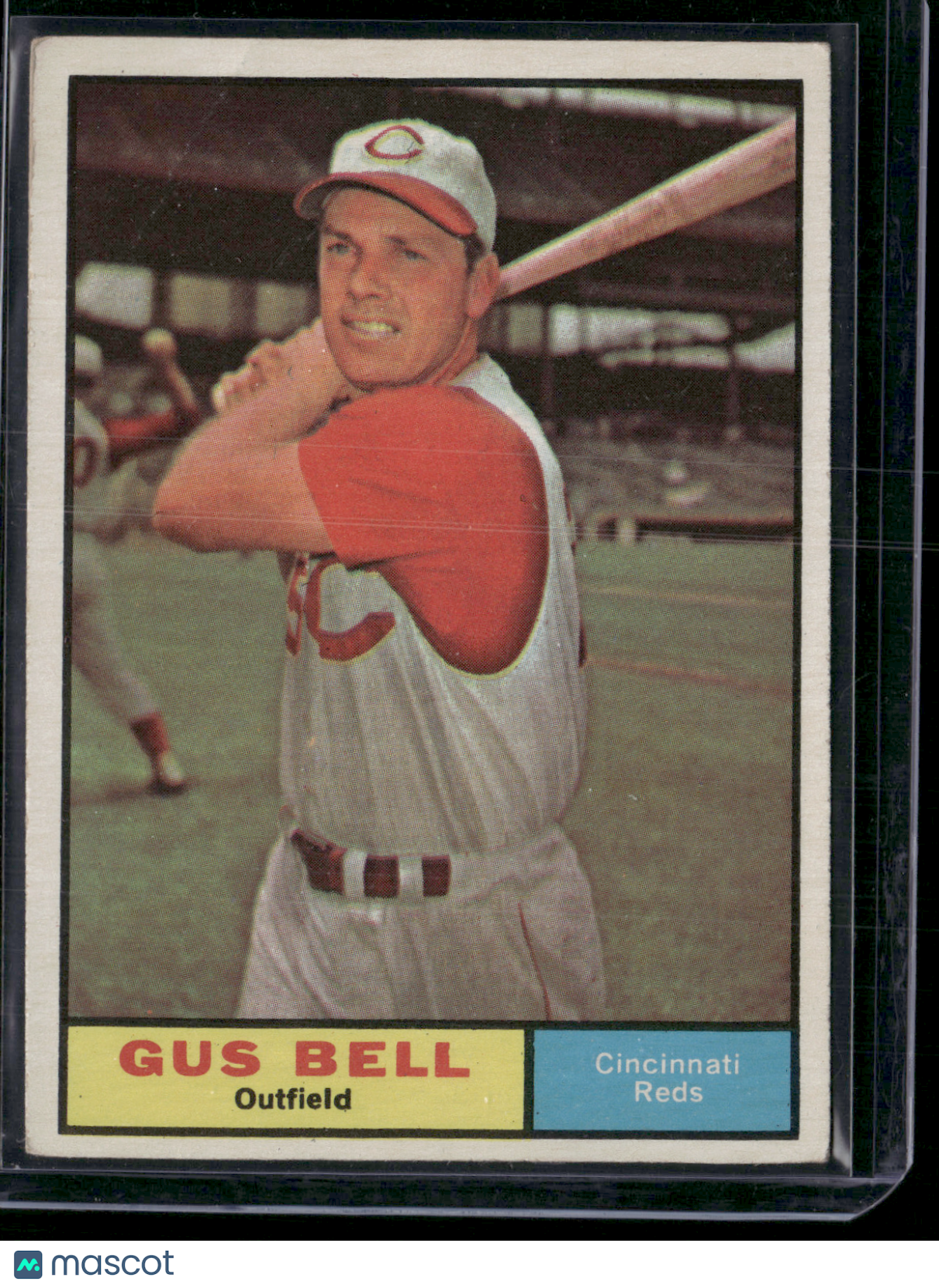1961 Topps GUS BELL #215 Wrinkle (VG-VG/EX)