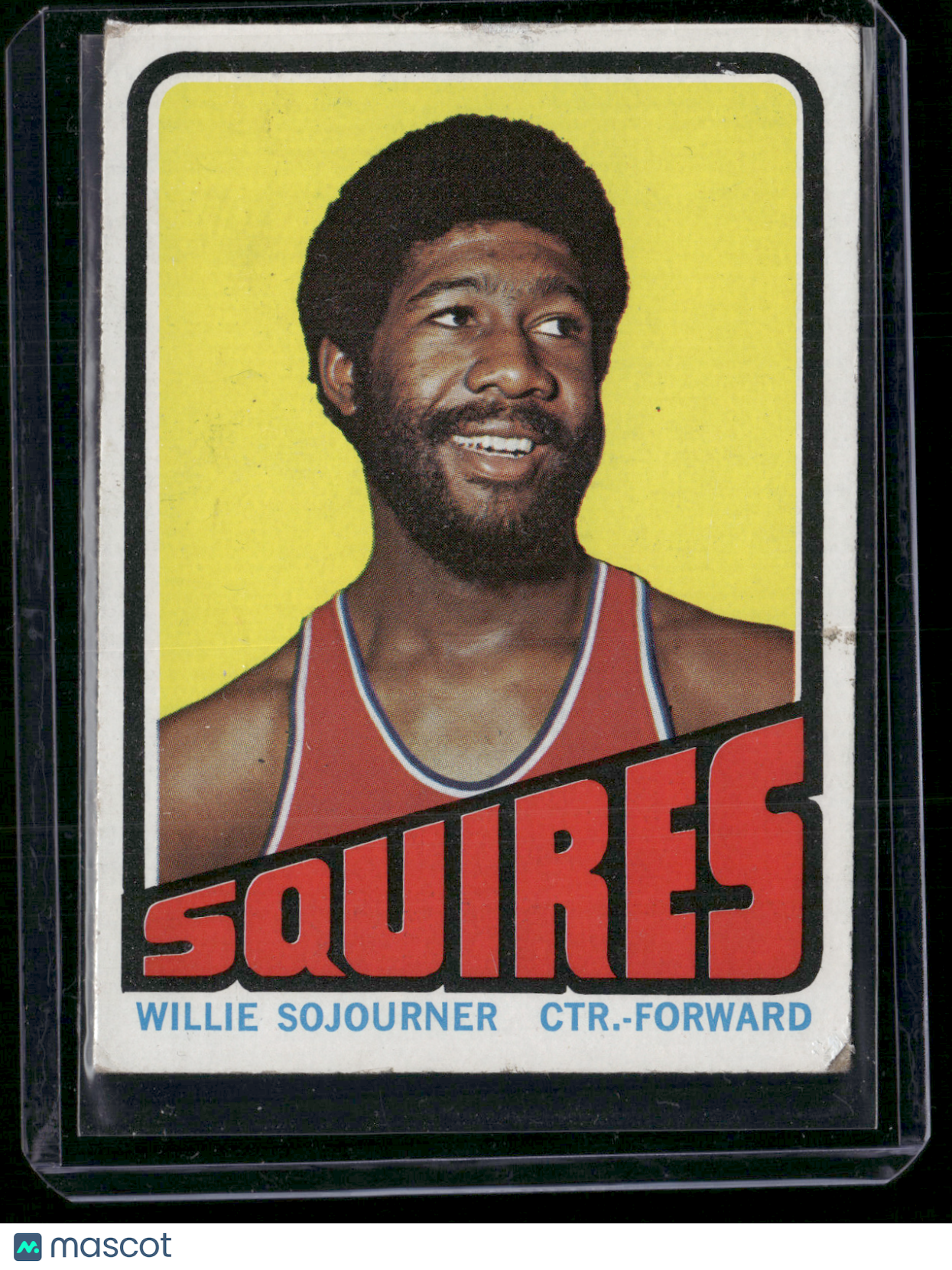 1972 Topps WILLIE SOJOURNER #232