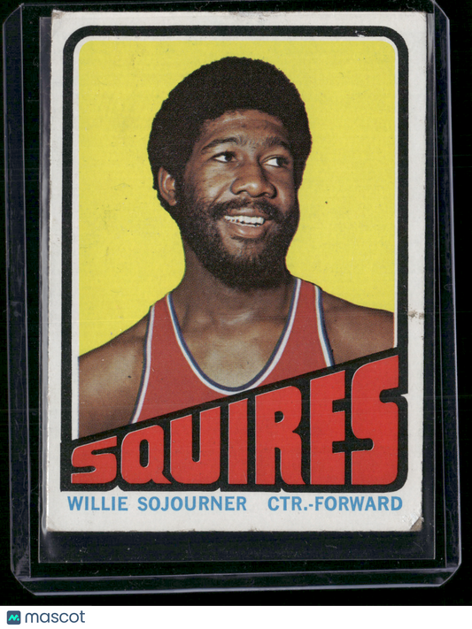 1972 Topps WILLIE SOJOURNER #232