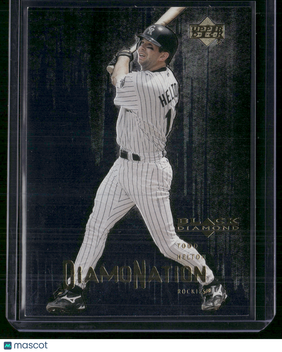 2000 Black Diamond TODD HELTON #D4 Diamonation Top Edge Crush (EX)