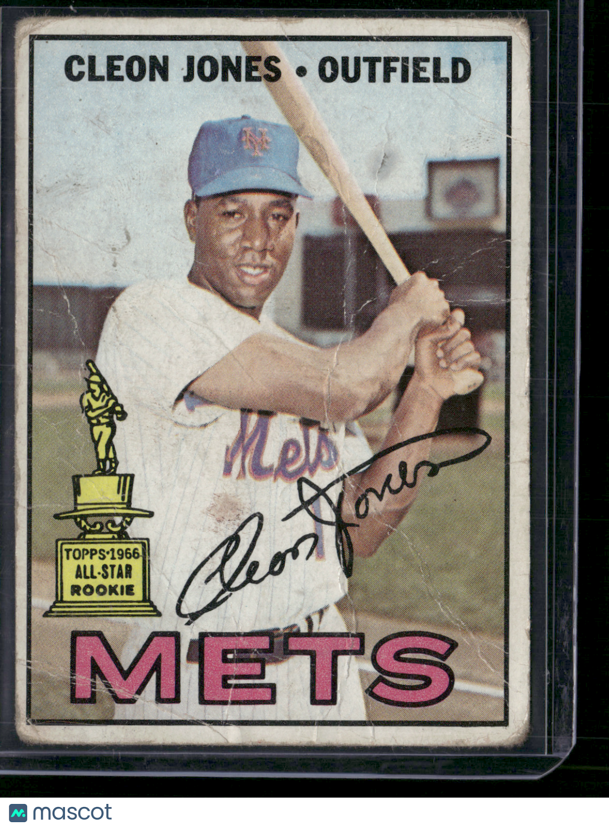 1967 Topps CLEON JONES #165 Rookie Cup Wrinkles (Good)