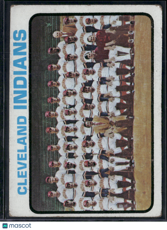 1973 Topps CLEVELAND INDIANS #629 (Good -Crease, Wrinkles)