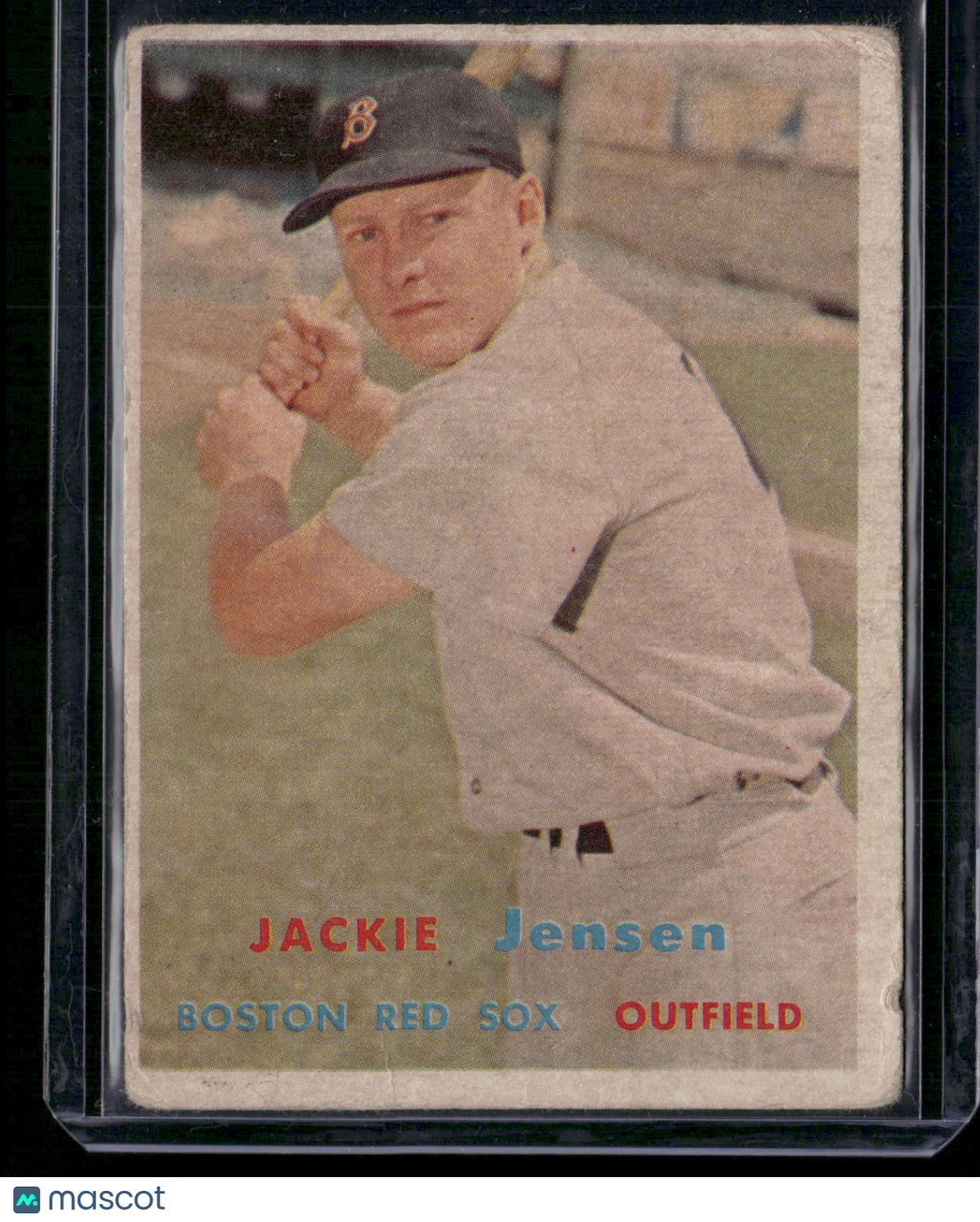 1957 Topps JACKIE JENSEN #220