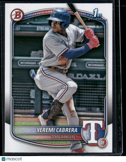 2025 Bowman YEREMI CABRERA #BP-146 1st Bowman