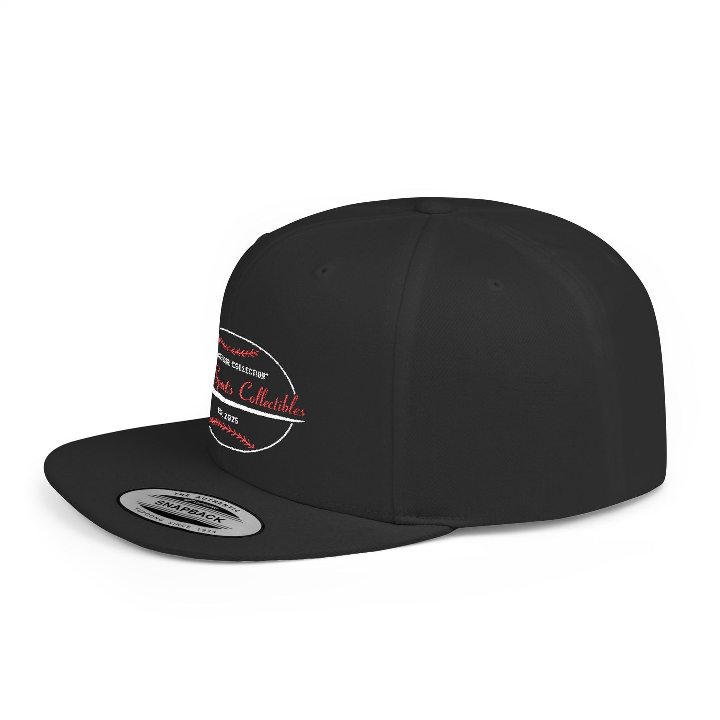 Yacono Sports Collectibles Flat Bill Snapback Hat - Adjustable Hat Built for the Hobby Hustle