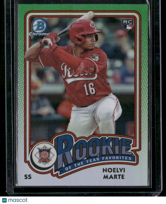 2025 Chrome NOELVI MARTE RC #ROY-4 Rookie of the Year Favorite