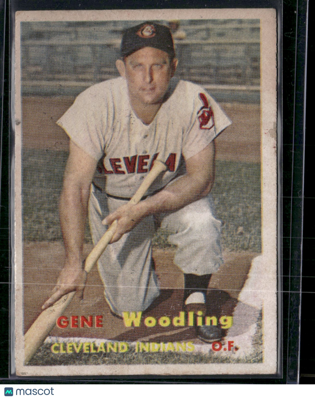1957 Topps GENE WOODLING #172 Edge Chip (VG-VG/EX)