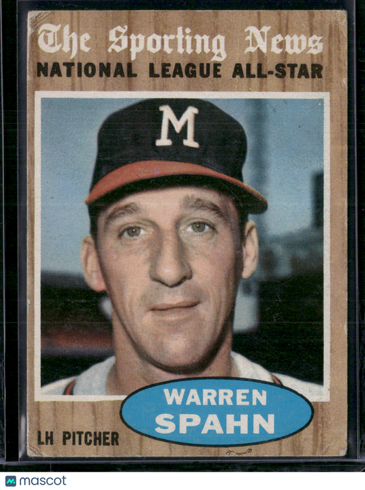 1962 Topps WARREN SPAHN #399