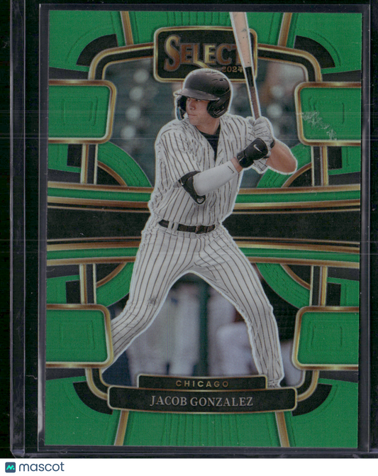 2024 Select Baseball JACOB GONZALEZ #23 Concourse Green Prizm 2/5!!!