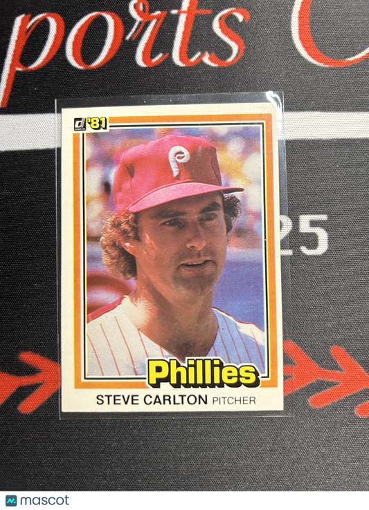 1981 Donruss Baseball STEVE CARLTON #33