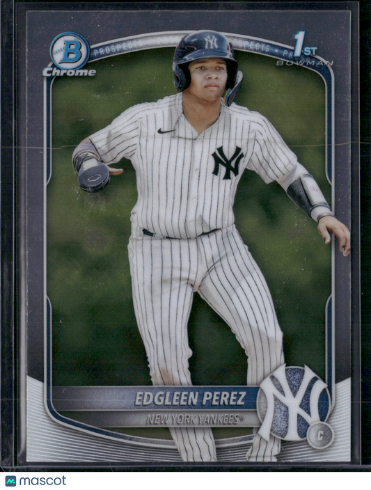 2025 Bowman EDGLEEN PEREZ #BCP-80 1st Bowman Chrome