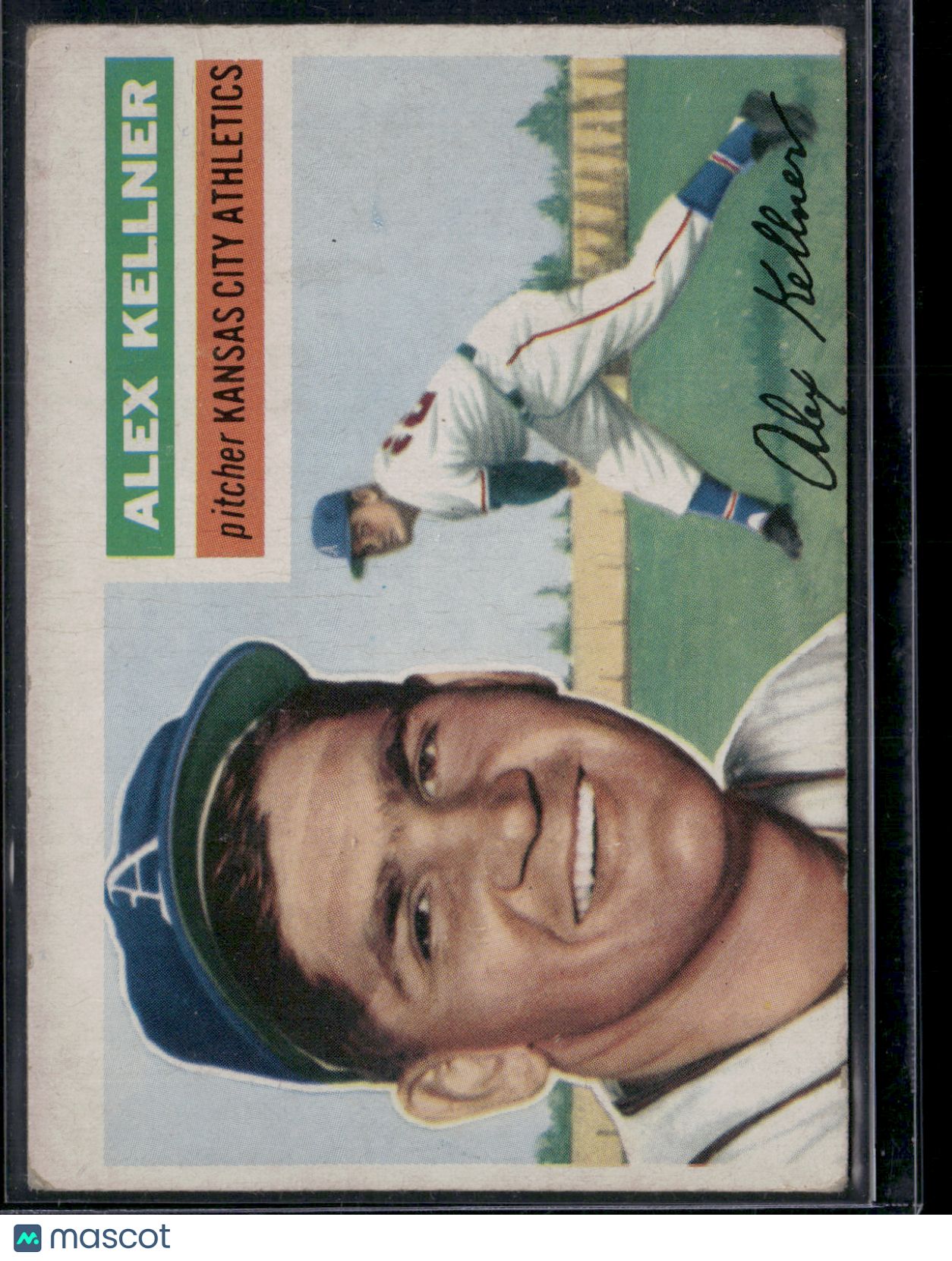 1956 Topps ALEX KELLNER #176 Light Wrinkles