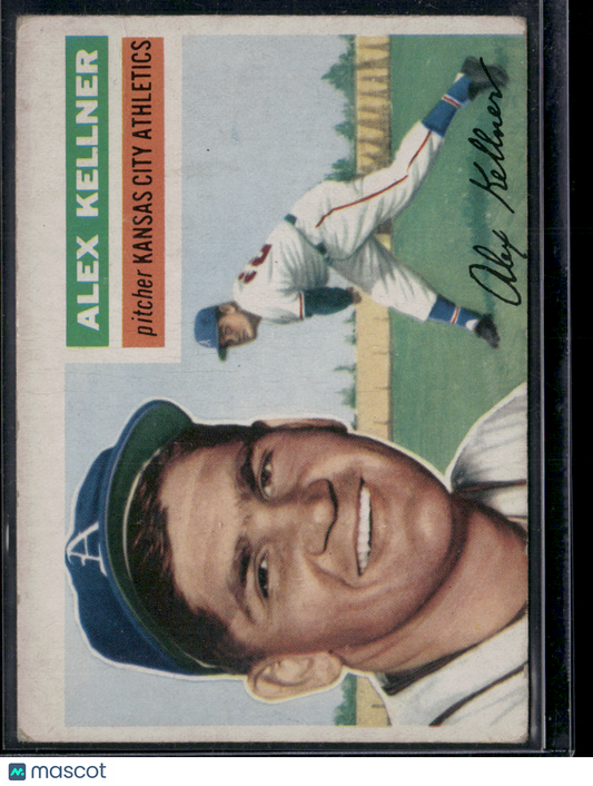 1956 Topps ALEX KELLNER #176 Light Wrinkles