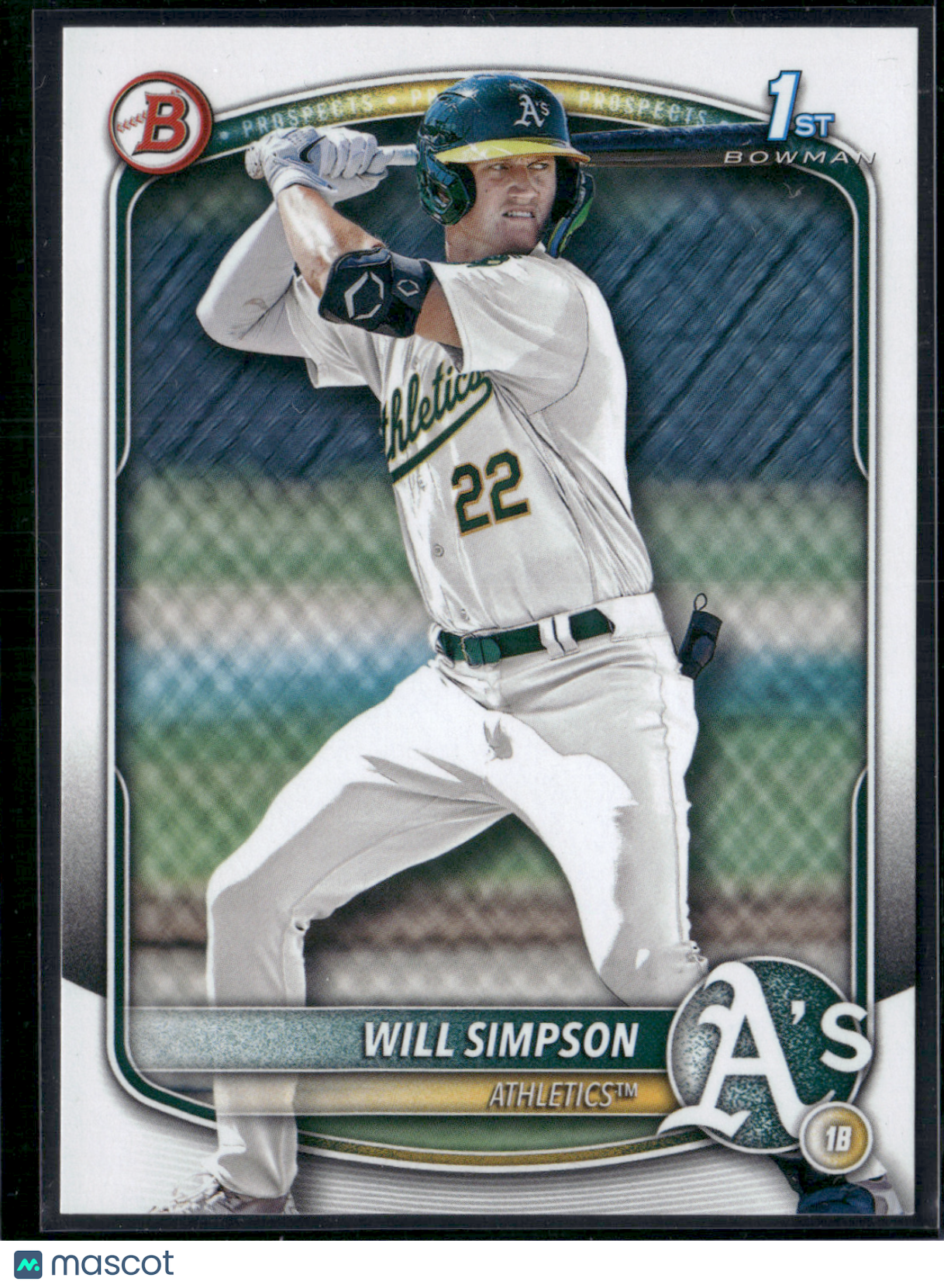 2025 Bowman WILL SIMPSON #BP-35 1st Bowman