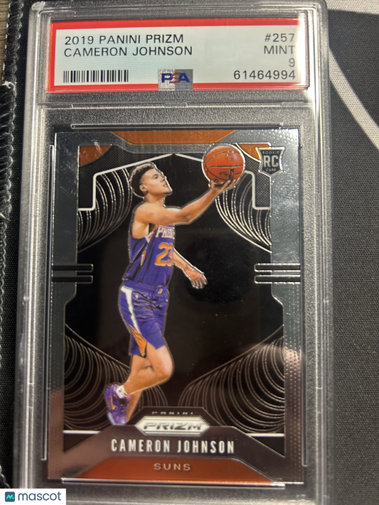 2019 Panini Prizm CAMERON JOHNSON #257 PSA 9 Rookie RC