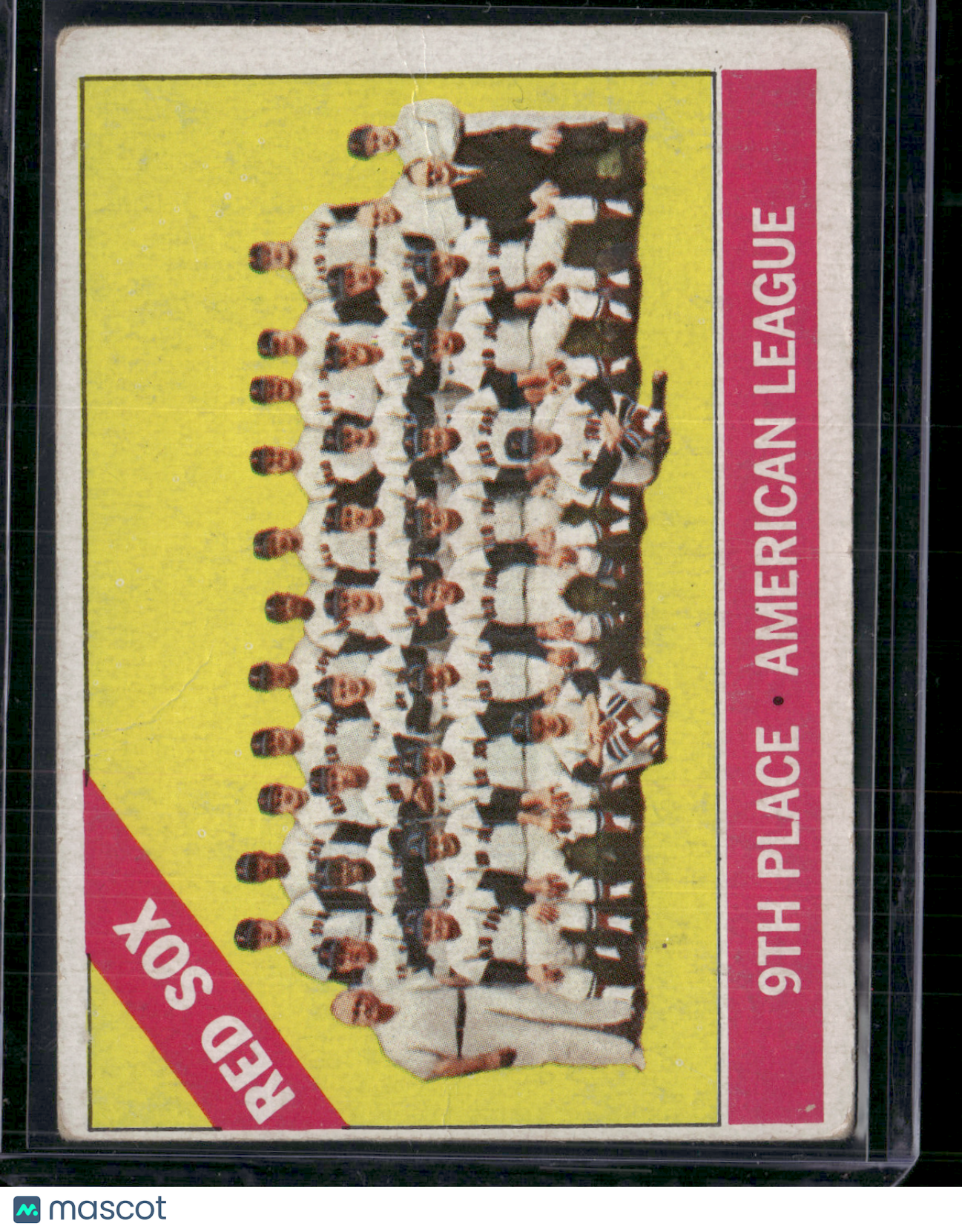 1966 Topps BOSTON RED SOX #259 Light Wrinkles (VG)