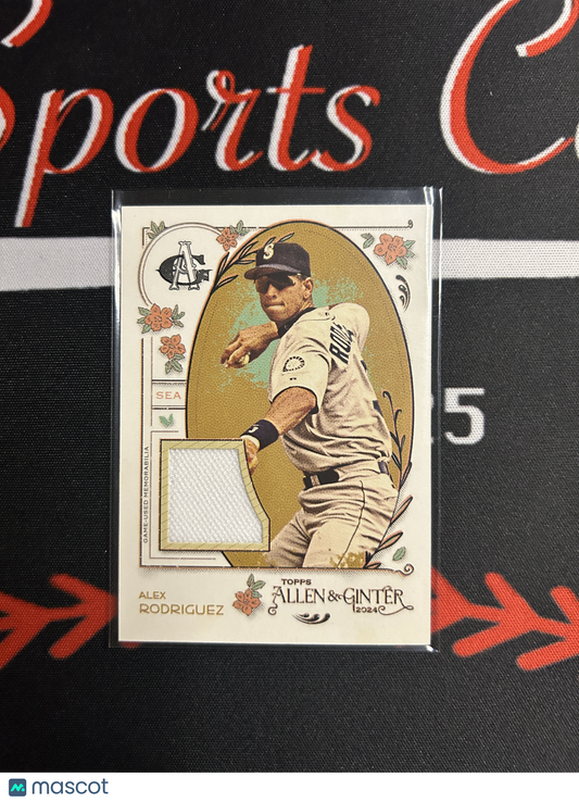 2024 Allen & Ginter ALEX RODRIGUEZ #AGR-AROD Relic