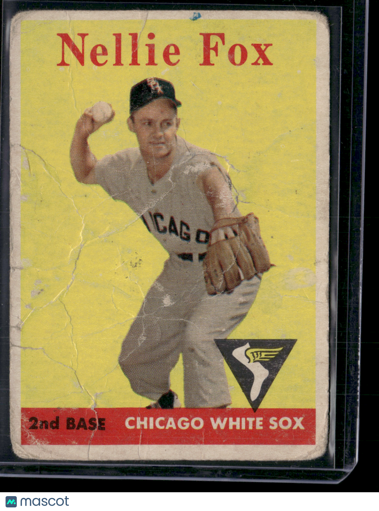 1958 Topps NELLIE FOX #400 (Fair)
