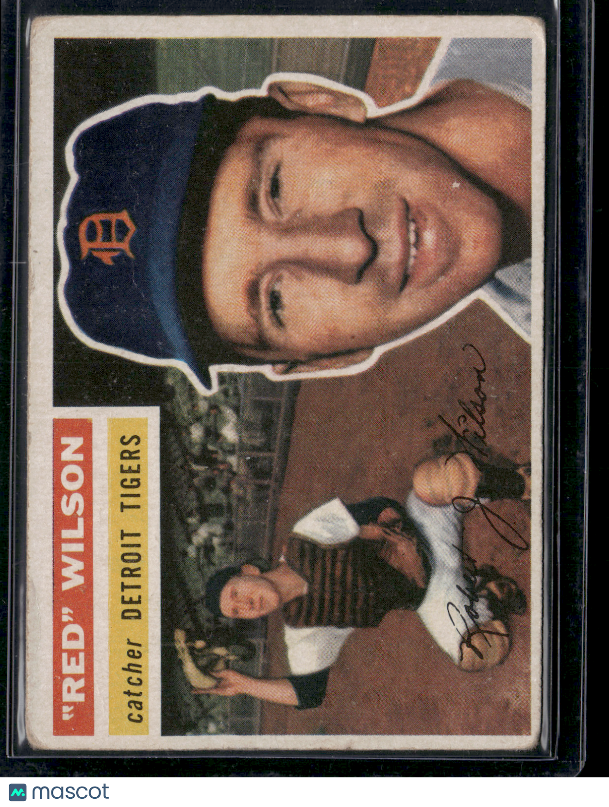 1956 Topps RED WILSON #92 Light wrinkles
