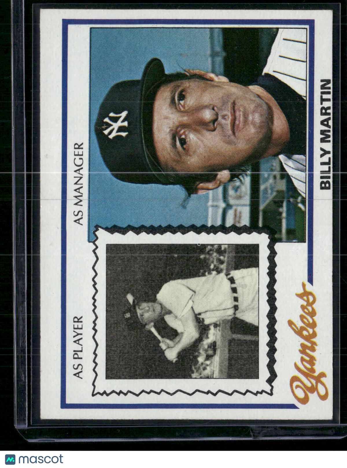1978 Topps BILLY MARTIN #721 (EX-EX/MT)