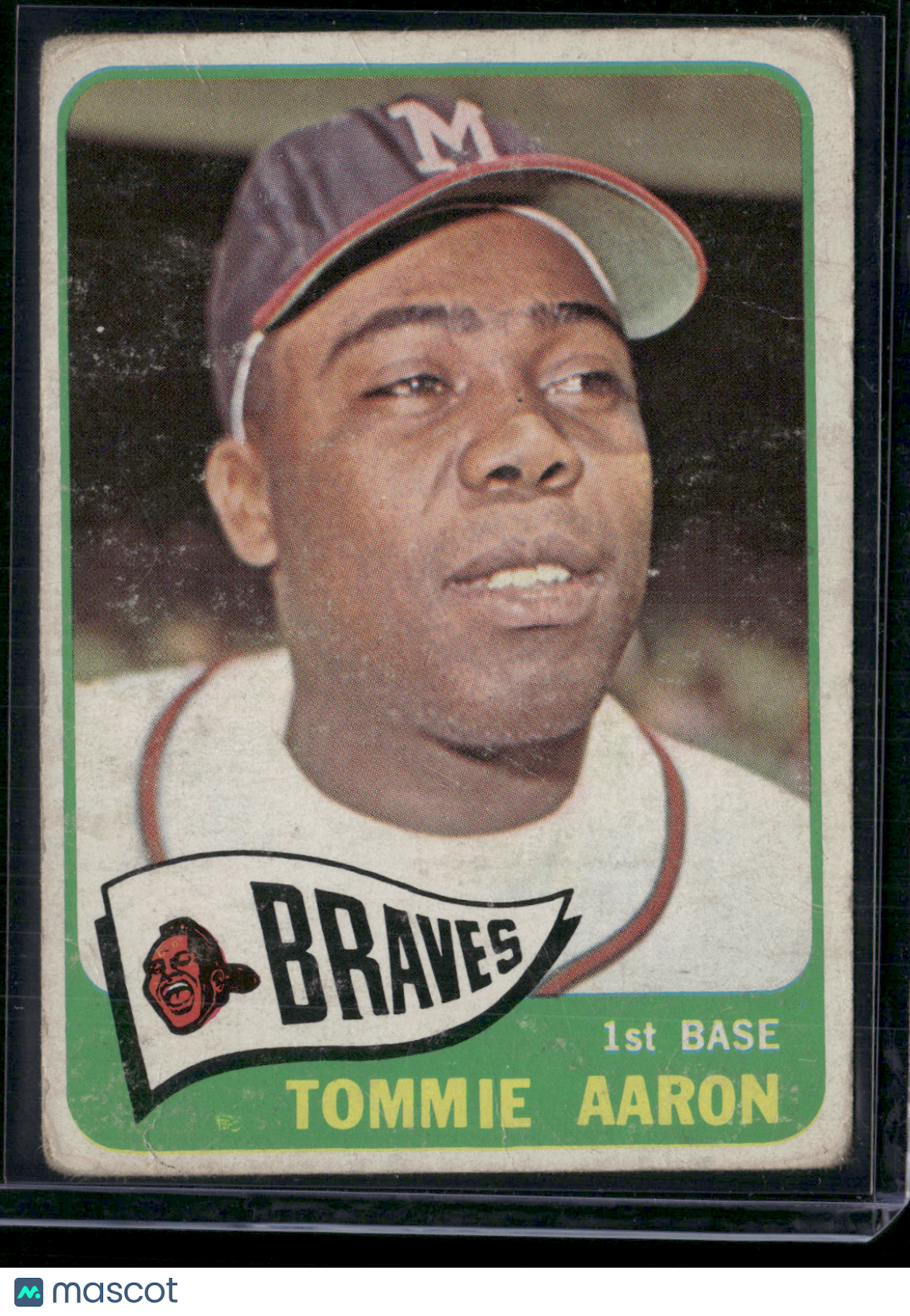 1965 Topps TOMMIE AARON #567 Toning (Good)