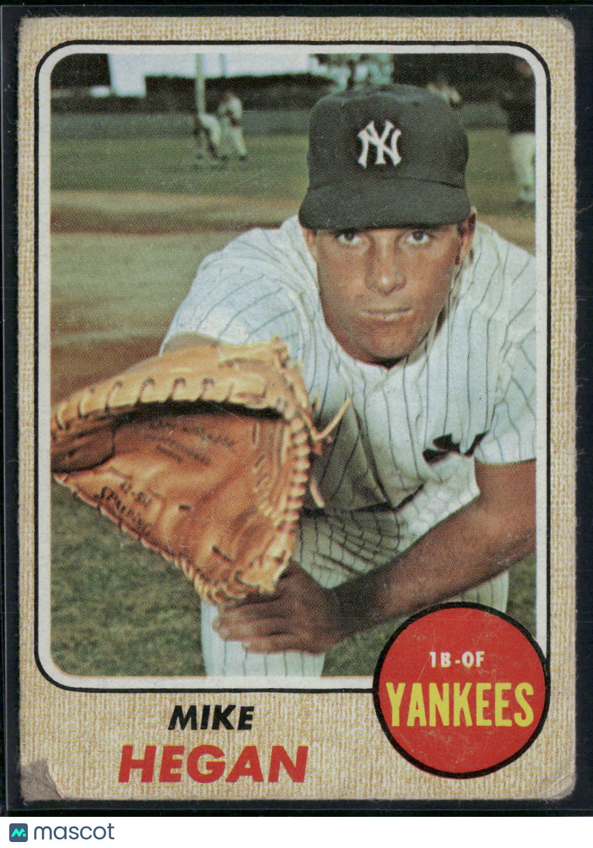 1968 Topps MIKE HEGAN #402 (Fair)