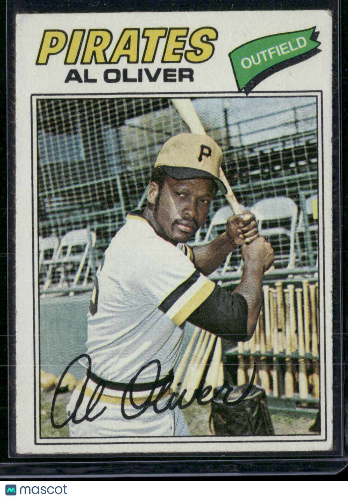 1977 Topps AL OLIVER #130 Light Wrinkle (VG/EX)