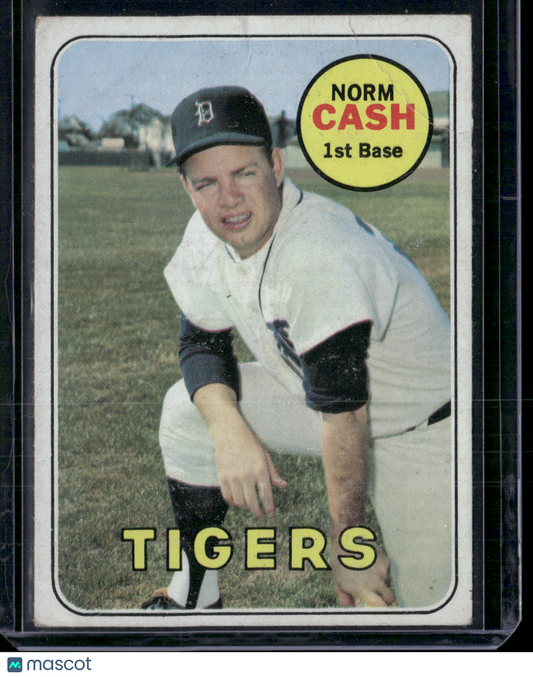 1969 Topps NORM CASH #80