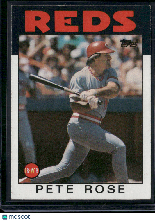 1986 Topps PETE ROSE #1 (VG-EX)