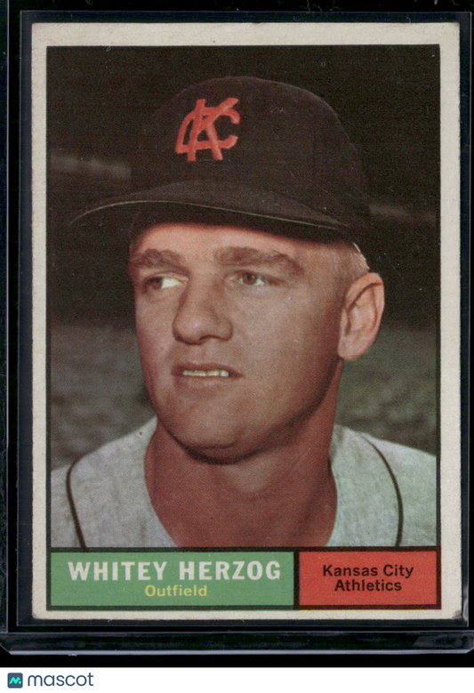 1961 Topps WHITEY HERZOG #106 (VG)