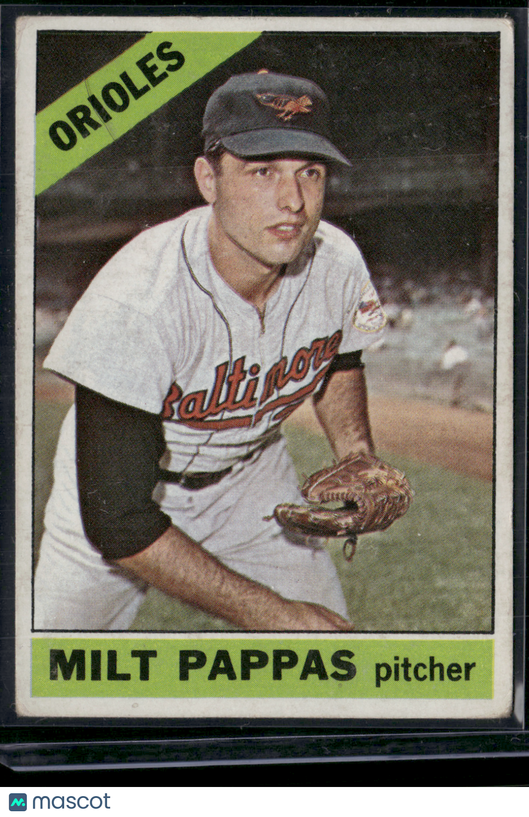 1966 Topps MILT PAPPAS #105 (VG-VG/EX)