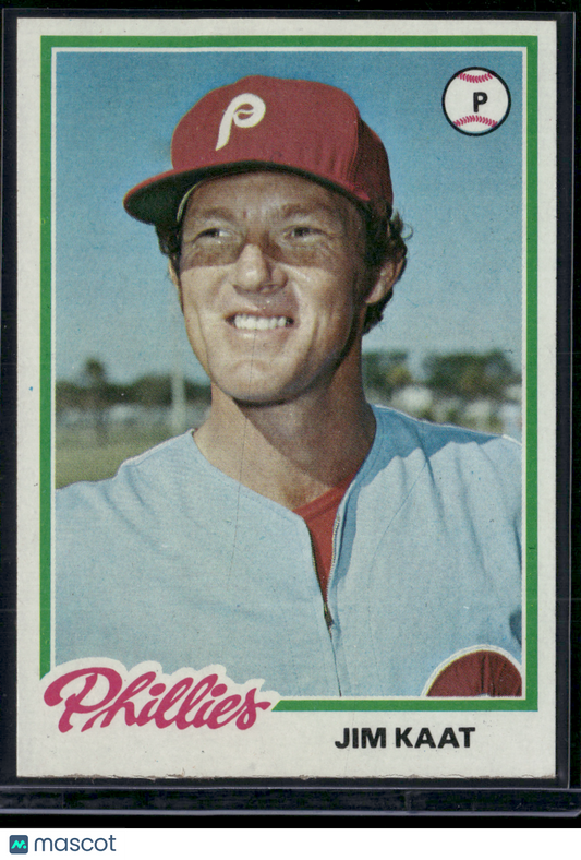 1978 Topps JIM KAAT #715 Rough Bottom Cut (EX)