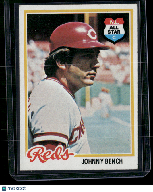 1978 Topps JOHNNY BENCH #700 Light Scratches (EX)