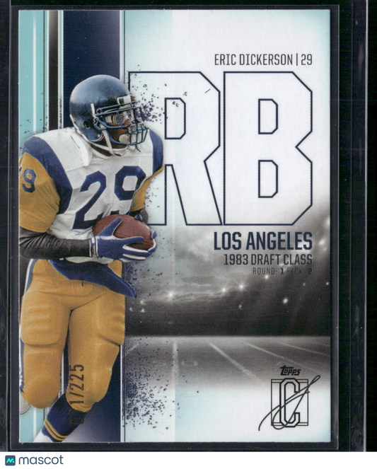 2024 Topps Signature Class ERIC DICKERSON #26 TEAL 71/225