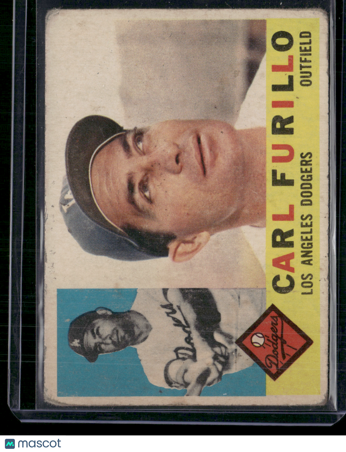 1960 Topps CARL FURILLO #408 Light Wrinkles (Good)