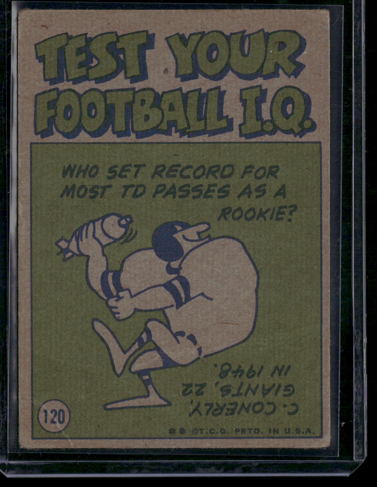 1972 Topps TERRY BRADSHAW #120 PRO ACTION