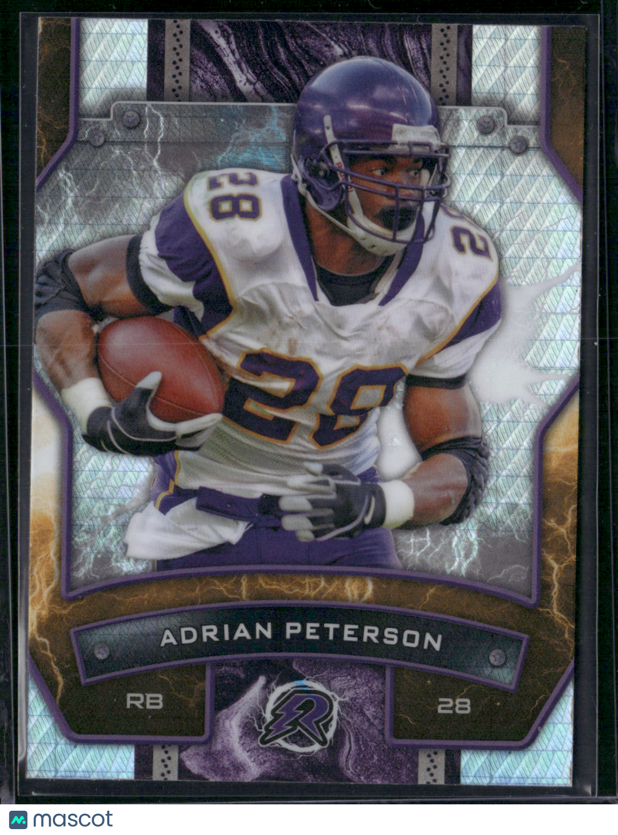 2024 Topps Resurgence ADRIAN PETERSON #51 PRISM BURST FOILBOARD