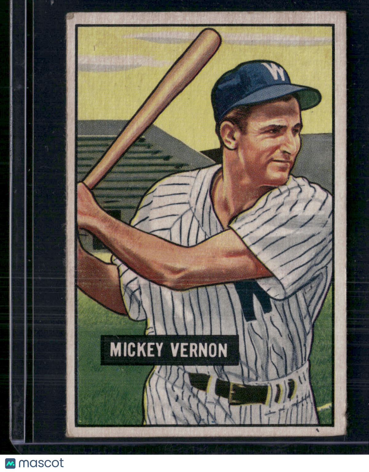 1951 Bowman MICKEY VERNON #65 (VG/EX)